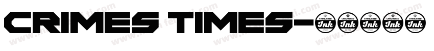 crimes times字体转换
